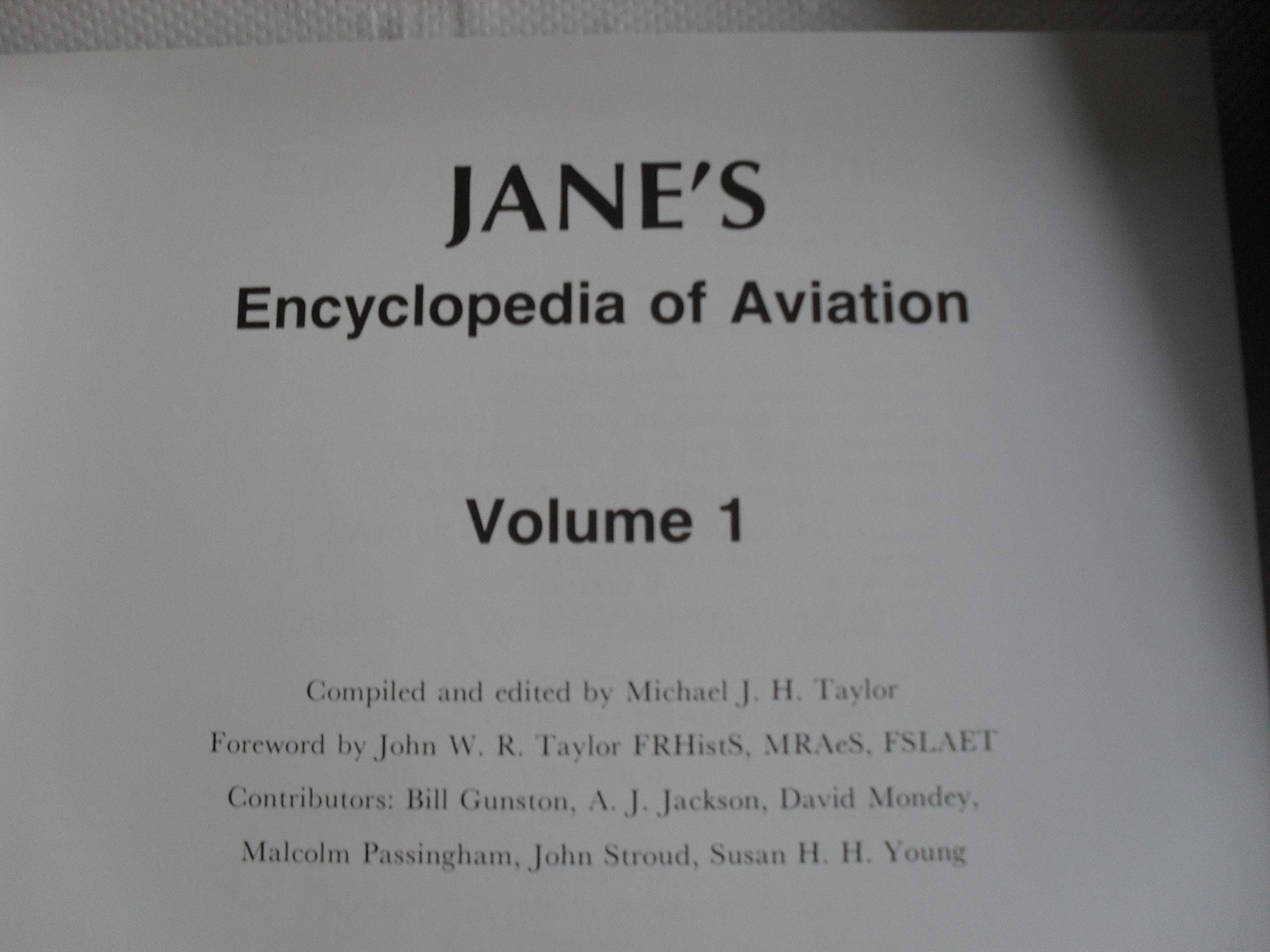 Jane S Encyclopedia Of Aviation Five Volumes Amazon Co Uk Taylor Michael J H Books