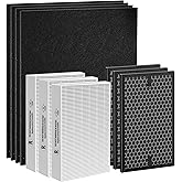 Byseacore HPA5300B Replacement Filter Compatible with Honeywell Air Purifiers HPA5300B HPA5350 HPA3300, 3 R HEPA, 3 S Carbon and 4 A Pre-Filter, Part# HRF-R3, HRFSC1, HRF-A300 & HRF-ARVP300