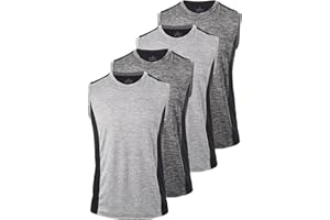 ROSYLINE Mens Workout Tank Tops for Men Dry Fit Gym Training Sports Fitness Bodybuilding Sleeveless Shirts