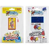 World&rsquo;s Smallest Operation &amp; Connect 4 Mini Games Set of 2, Ages 6+ | Fully functional miniature board games with authentic gameplay