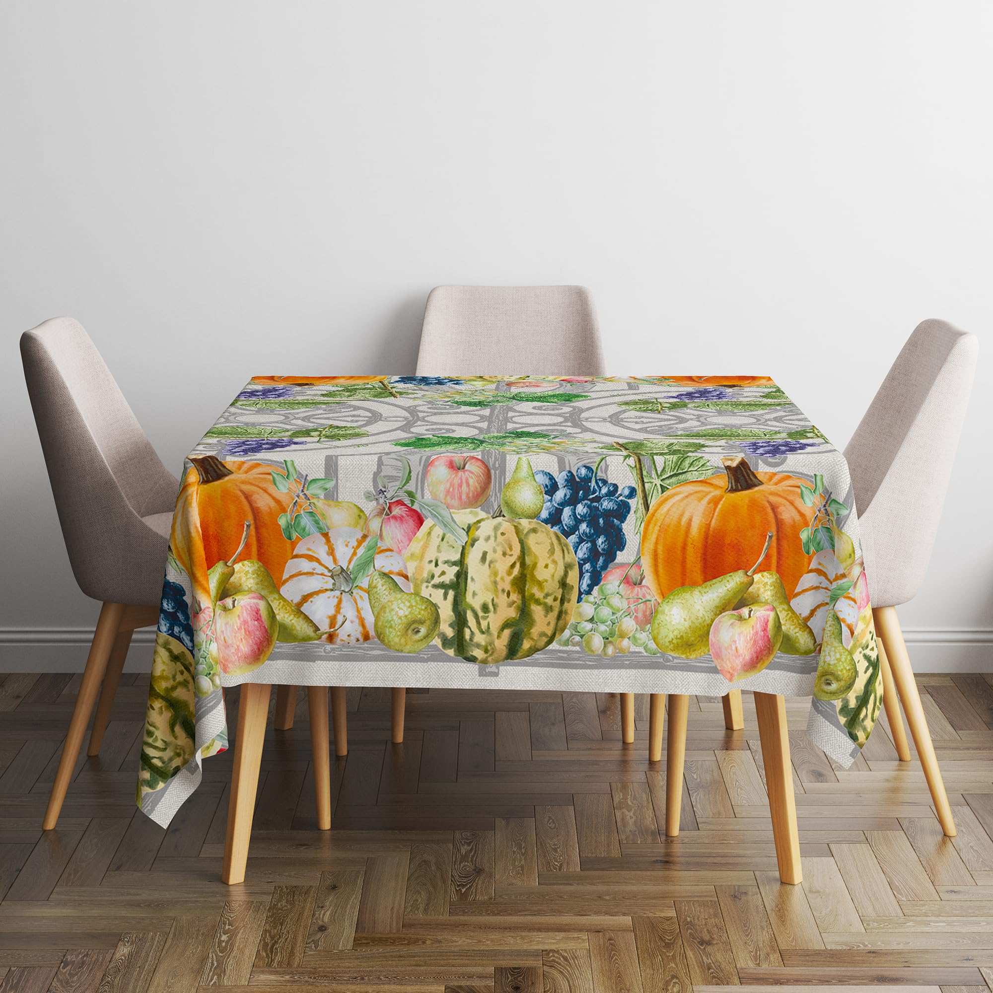 Italian Bed Linen Panama Tablecloth, Stain Resistant, 100% Cotton, Liberty, 150x240 cm