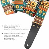 Nefelibata Nylon Guitar Strap with Cowhide Ends 5cm 38-64in Includes Picks view 7