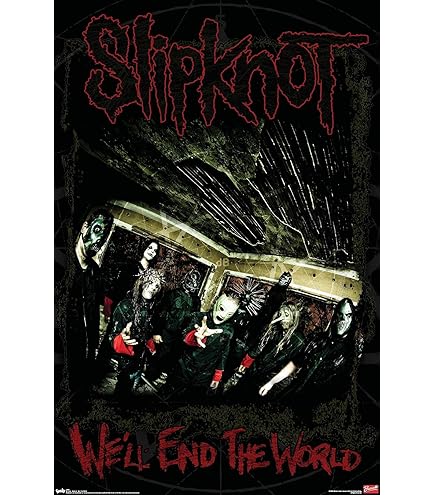 Amazon.com: Slipknot Des Moines Crest Official New Black Textile
