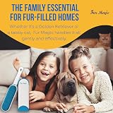 Fur Magic Pet Hair Remover Lint Brush Self-Cleaning Base Reusable view 5