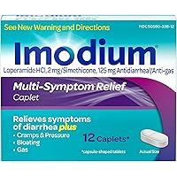 Amazon Com Imodium Ad Diarrhea Relief Caplets Loperamide Hydrochloride Anti Diarrheal Medicine 294314 Blue 6 Count Health Household