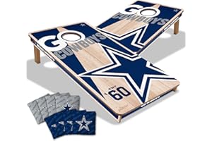 YouTheFan NFL 2’ x 4’ Professional Wood Cornhole Game with Logo Bags