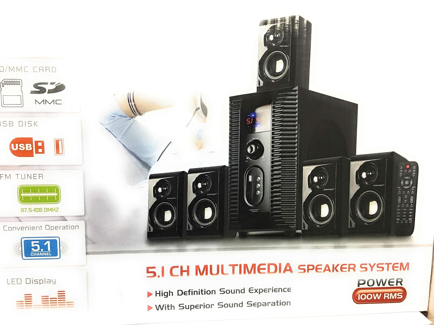 convex home theater 5.1