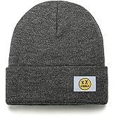 XMMAXFLOW Beanie for Women Men Double Layer Knit Winter Hats Soft Warm Cuffed Beanies Unisex Ski Hat