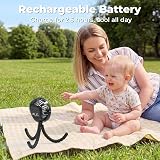 Amacool Pram Fan Battery Operated Stroller Clip On 3 Speeds Black view 4