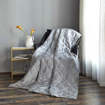 Amazon.com: OMYSTYLE Cooling Weighted Blanket Cover 48x72Inches-100%