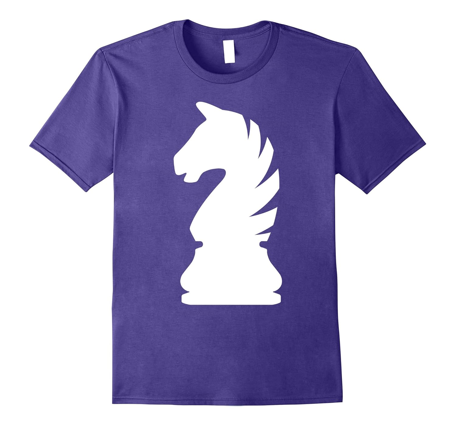 Knight Chess T-Shirt White-Rose