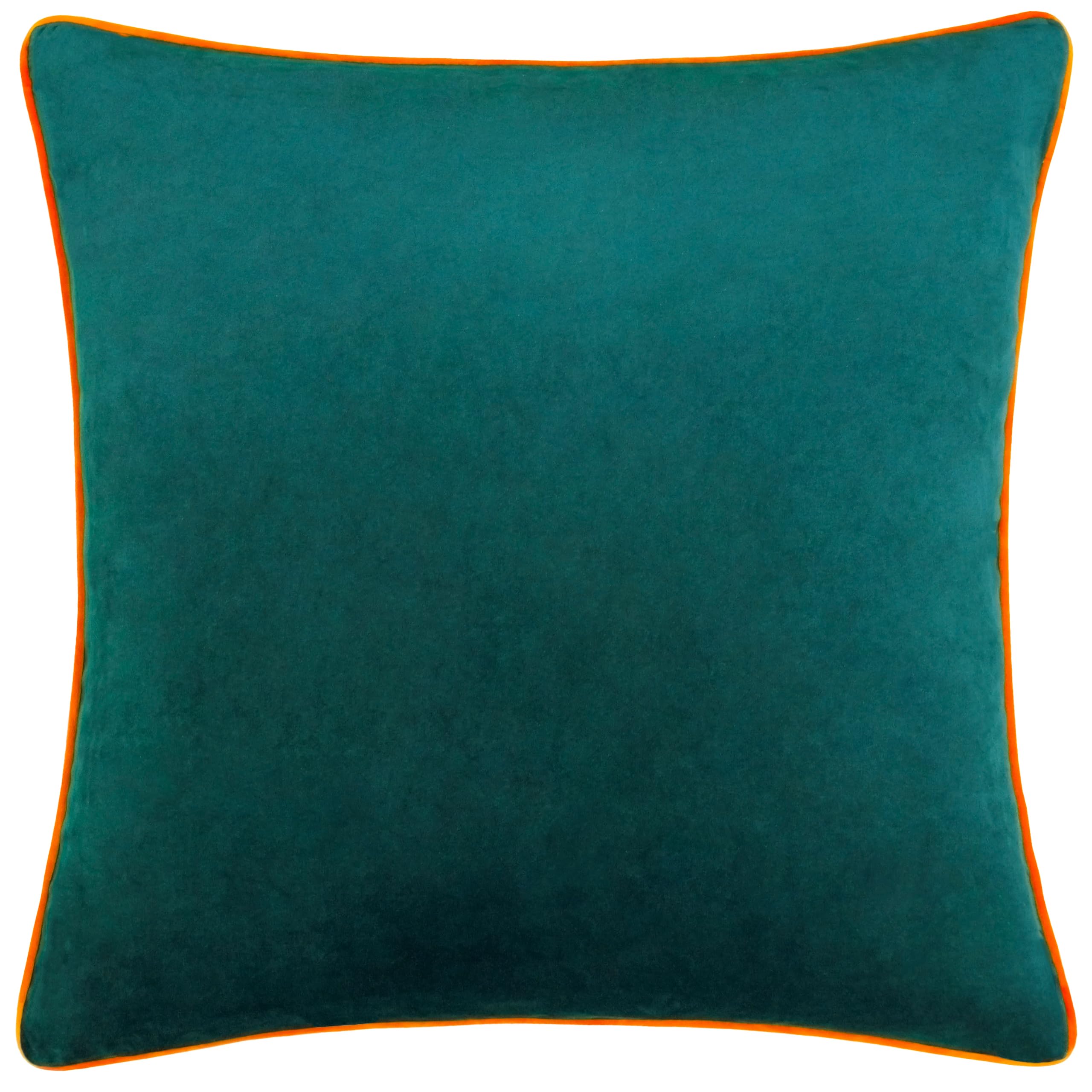 Riva Paoletti - Meridian Signature Collection, Teal/Clementine, 55x55cm — image 1