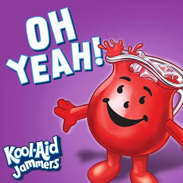 KOOL-AID JAMMERS GRAPE FLAVORED DRINK, 10 CT BOX, 6 FL OZ POUCHES