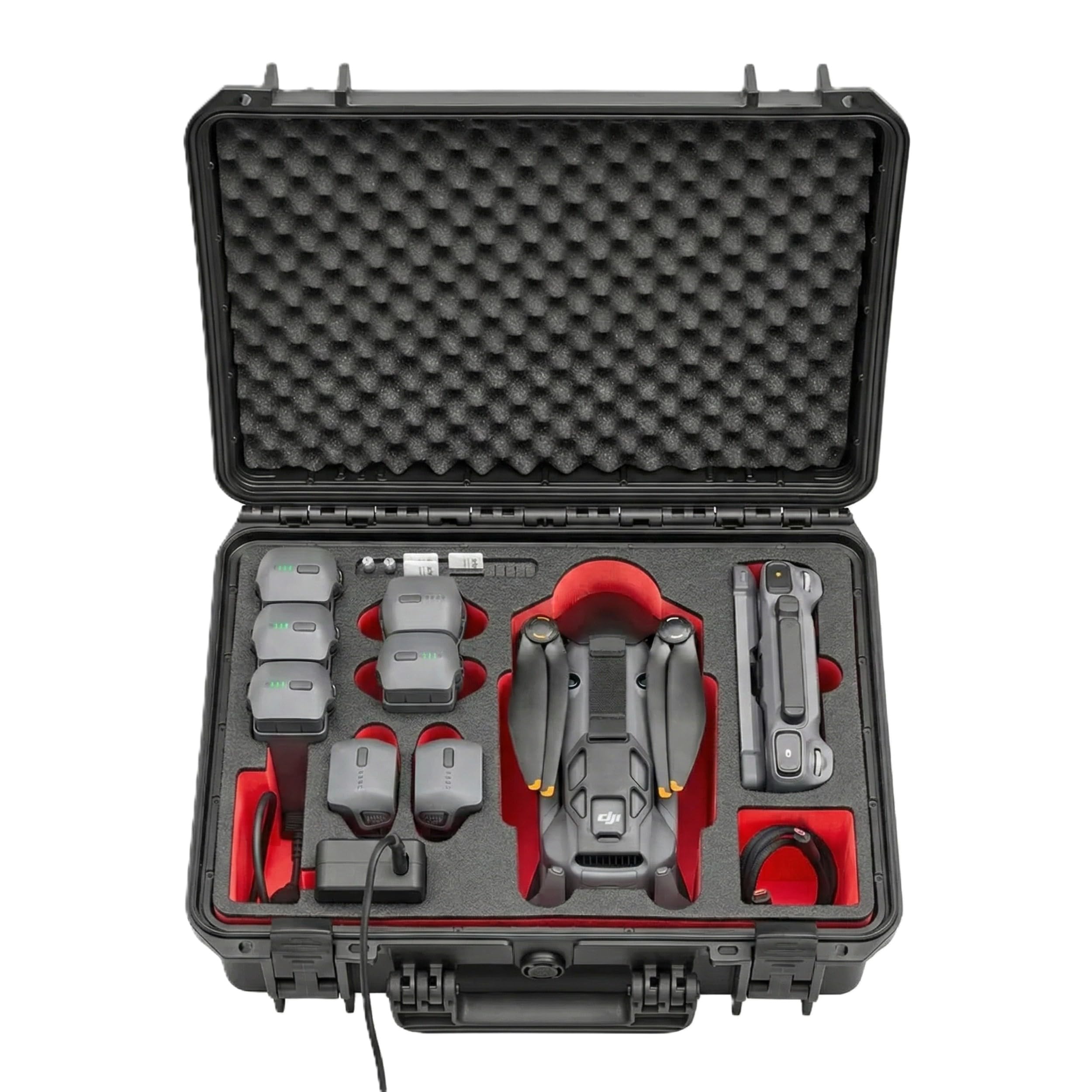 TomCase Drone Case Travel Edition for DJI Mavic 4 Pro, Fly More/Creator Combo, with RC2/RC Pro 2 - Hard Case, Waterproof Outdoor Case IP 67, Meets Military Standards - Made in Germany