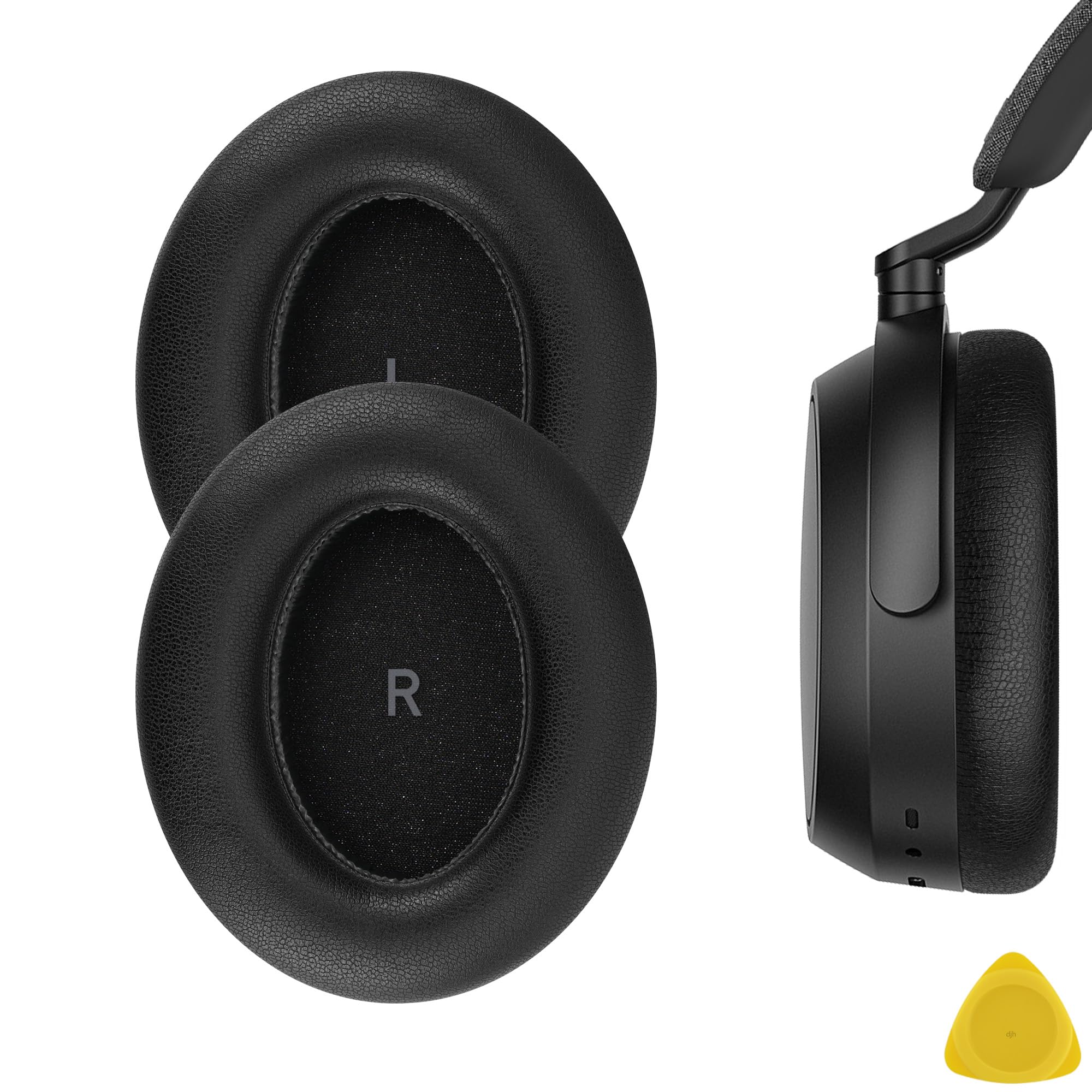 Geekria Replacement Ear Pads for Sennheiser Momentum 4 Wireless Over-Ear Headphones Ear Cushions, Repair Parts (Black)