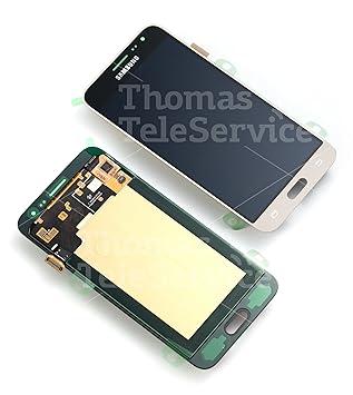 LCD Display Samsung J320F Galaxy J3 2016 Original full set Gold - LCD Display + Display Glas + Touchscreen + Elektronik