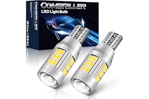 Combriller 912 921 LED Bulb, 921 Backup Reverse Light Bulbs White, 3600 Lumens Super Bright 906 912 T15 W16W 921 LED Bulbs for Backup Light Pickup Truck Cargo Light Bulbs Canbus Error Free