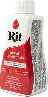 Rit Dye Liquid 236ml Scarlet by Mouldmaster view 1