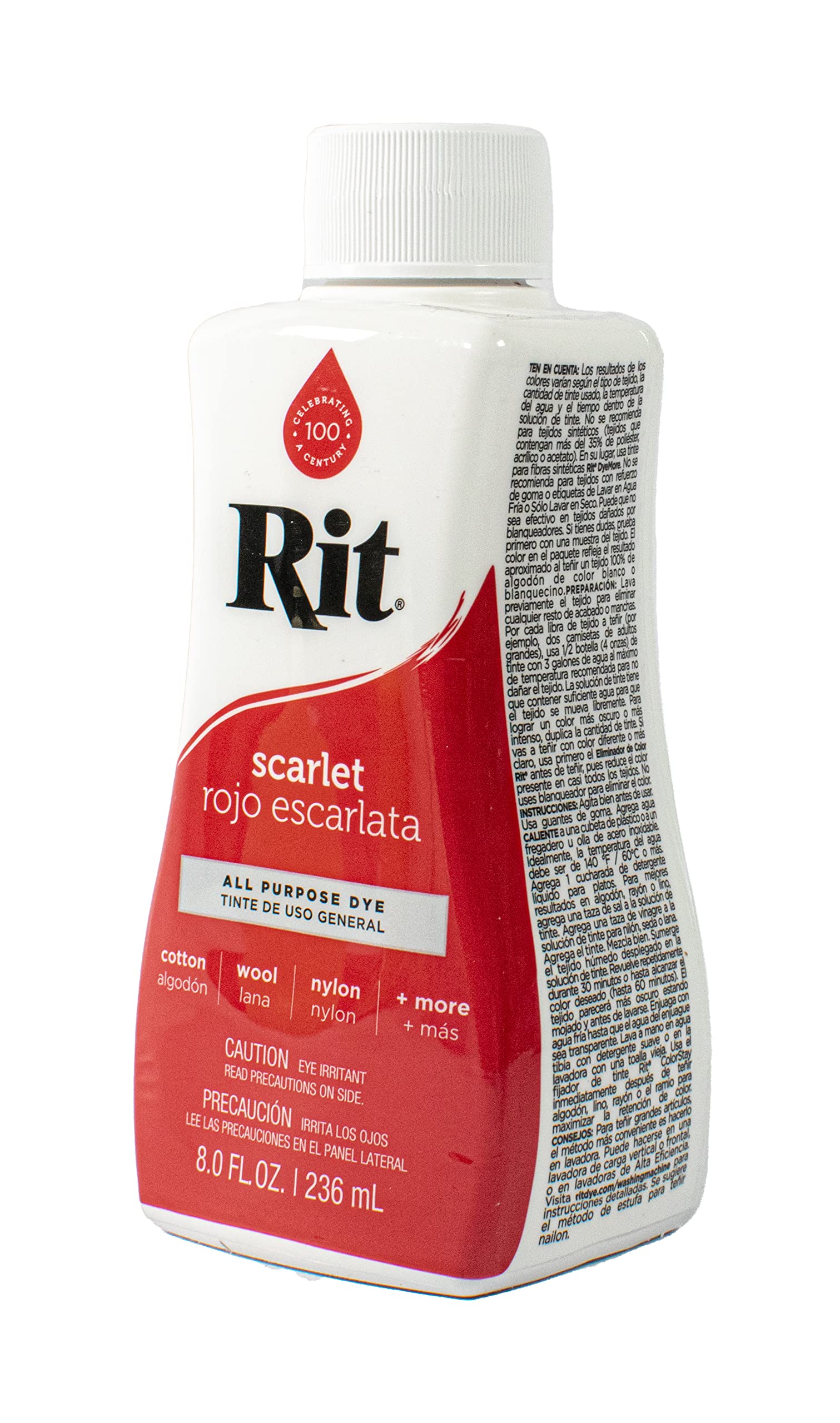 Rit Dye Liquid 236ml Scarlet