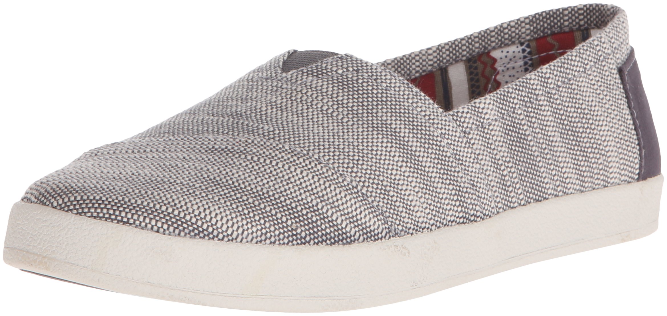toms avalon grey textured woven