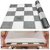 LILXIU Plastic Mattress Underlay 83 X 59 Inch Queen Size RV Under Mattress Pad Modular Interlocking Ventilation for RV Boat C