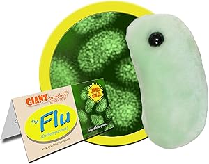 GIANTmicrobes Flu (Orthomyxovirus) Plush Toy
