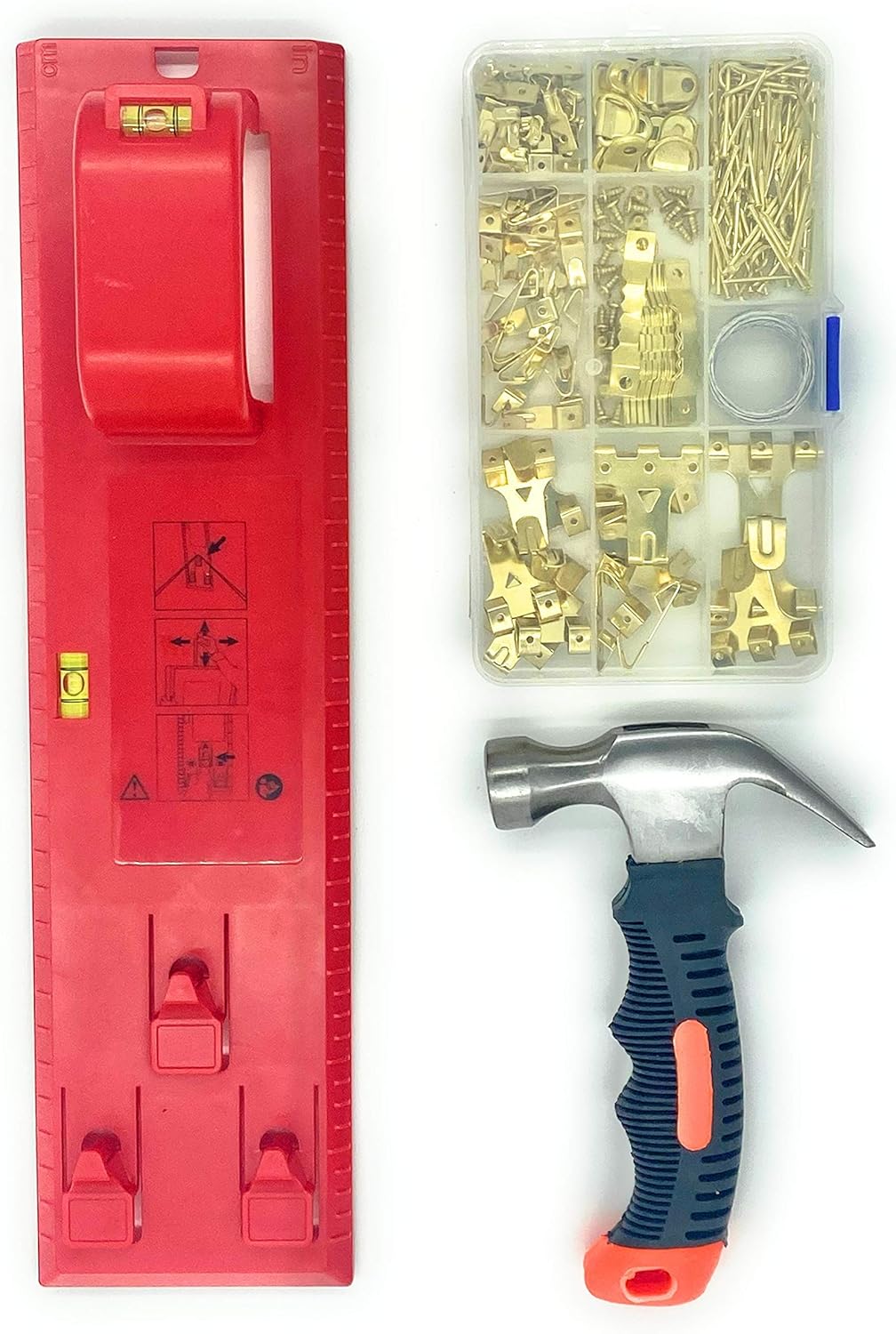 AW9 Picture Hanging Kit with Tools Includes 220 Piece Wall Hanging