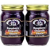 Amish Wedding Raspberry Chipotle Sauce Hot Spicy Sweet Flavor Pack of 2