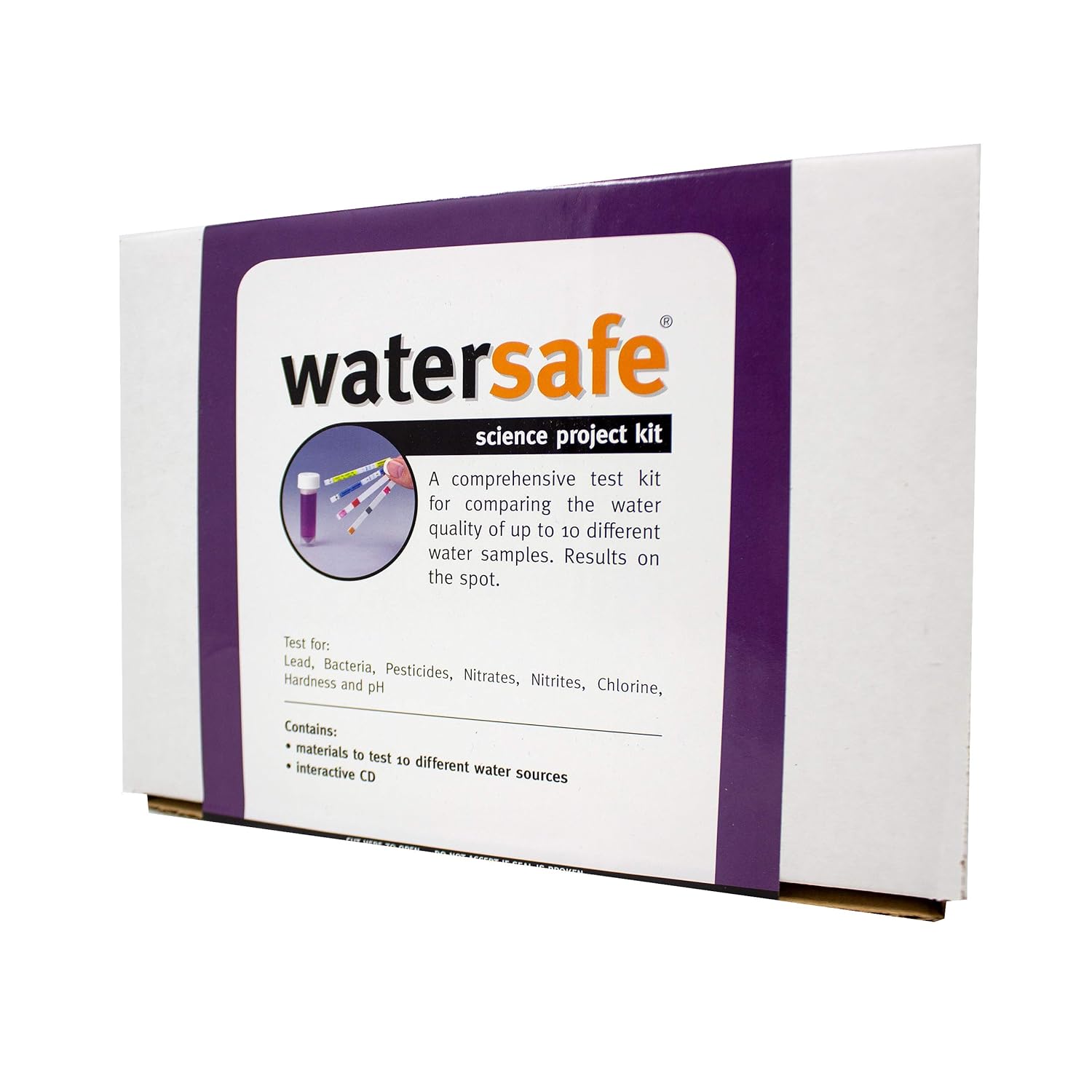WaterSafe WS-425SPT Science Project Water Test Kit - With Interactive CD