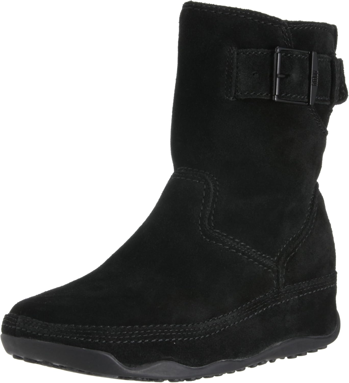 FitFlop Boots FF Superboot Short Suede Black Black UK3 Amazon.co.uk