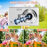 Taichaeu Digital Camera 1080P 44MP 2.4" LCD 16X Zoom 32GB Card Included view 2