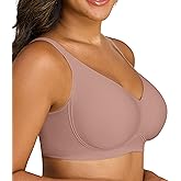 Xcutting No Underwire Bra for Women Full Coverage Comfortable Brassiere Wirefree Seamless Bralette Support Lift Everyday Bra