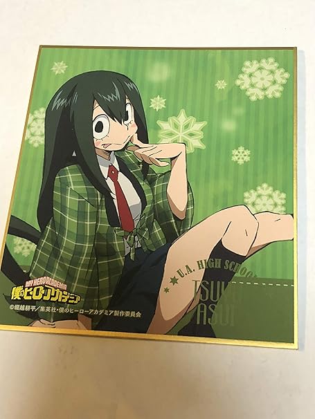 Amazon 僕のヒーローアカデミア 蛙吹梅雨 ヒロアカ 2人の英雄 色紙 Hero048 トレカ 通販