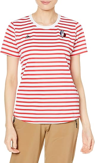 Amazon ルコックスポルティフ Tシャツ 半袖ボーダーシャツ レディース Tシャツ カットソー 通販