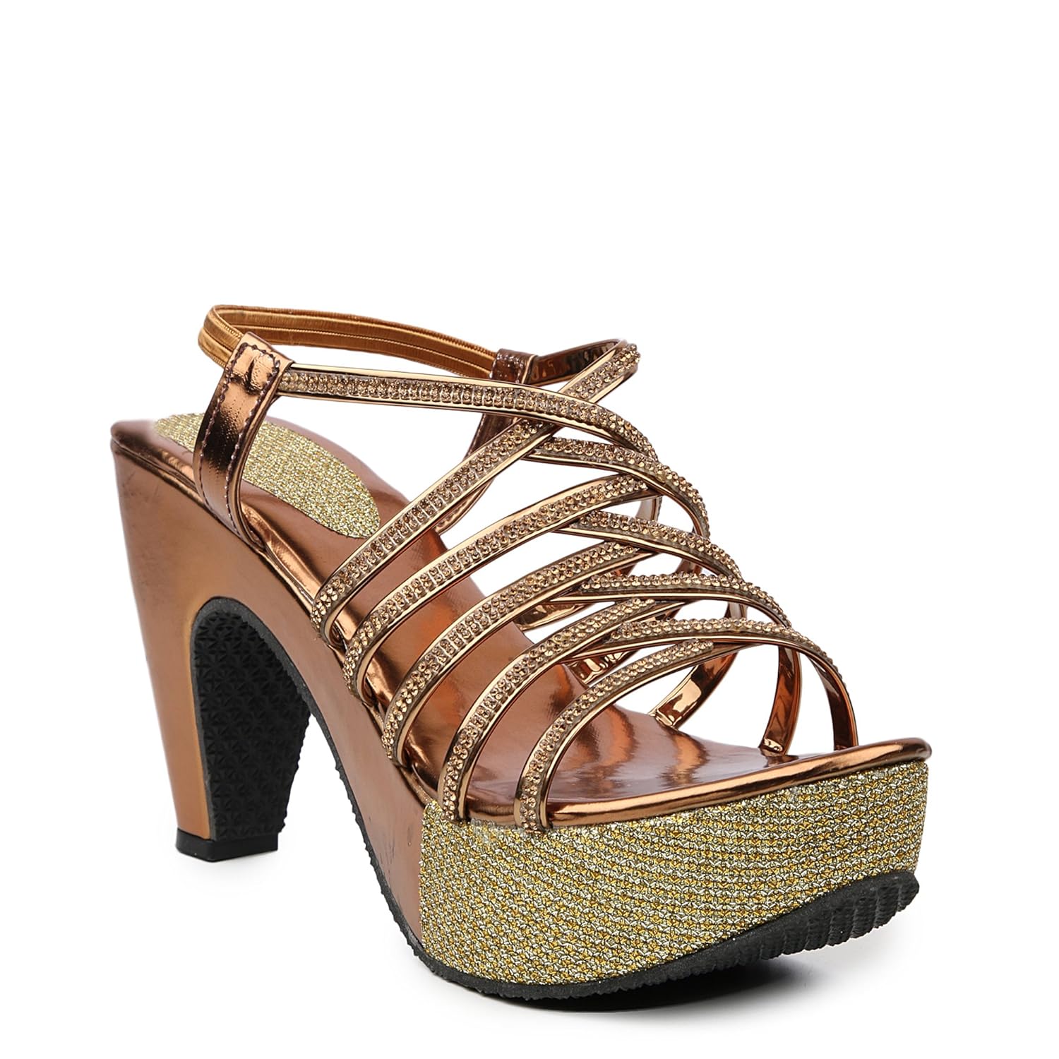 sinlite stylish & fashionable synthetic heel sandal's for women