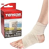 Tensor Elastic Bandage Wrap, 3-Inch, Beige