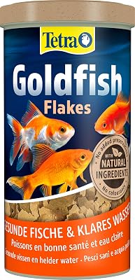 Goldfish Flakes - Flocken-Fischfutter für alle Goldfische und andere Kaltwasserfische, 1 L Dose