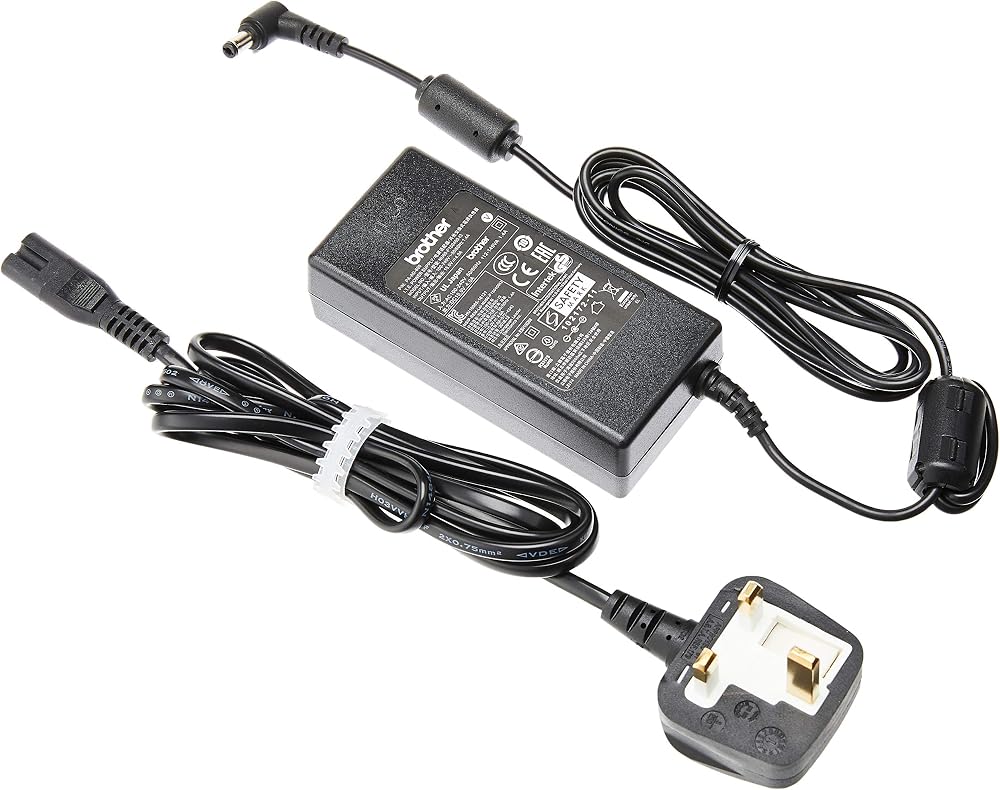 Brother Power Supply Cord AC Adapter for PocketJet RuggedJet Label Printer