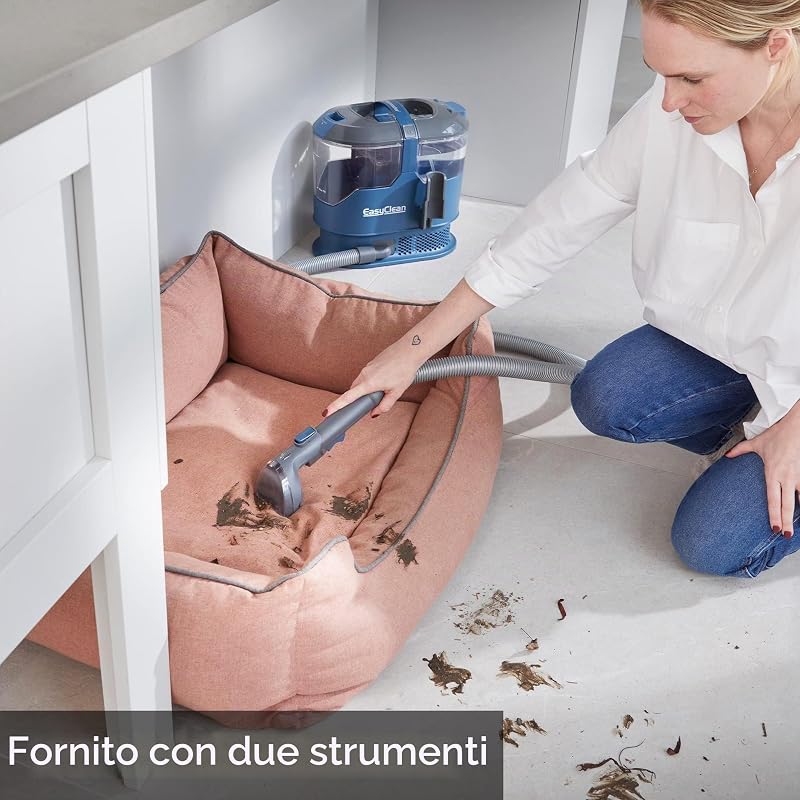 SCA0801 Lavatappeti Detergente per Tappezzeria Macchie | Aspirapolvere umido e secco Potenza detergente Per divani, tappeti, tappezzeria, automobili | 800 W