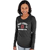 Blue 84 NCAA Womens Long Sleeve T Shirt Tri-Blend Mascot
