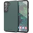Crave Dual Guard for Samsung Galaxy S22 Case, Shockproof Protection Dual Layer Case for Samsung Galaxy S22 5G - Forest Green