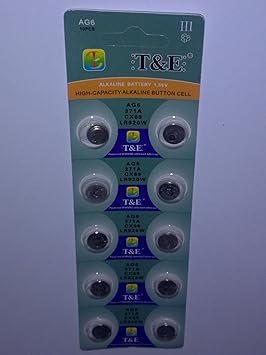 10x AG 6 Uhrenbatterie 370 371 920 921 für Armbanduhr Knopfzelle