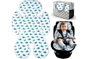 KAKIBLIN Car Seat Cooling Pad, Stroller Cooling Pad for Baby, Universal Double Sided Cooler Pads Gel CarSeat Cooling Pad for Baby Stroller,Chair,Chilling Pads Keep Cool in Summer (Blue)