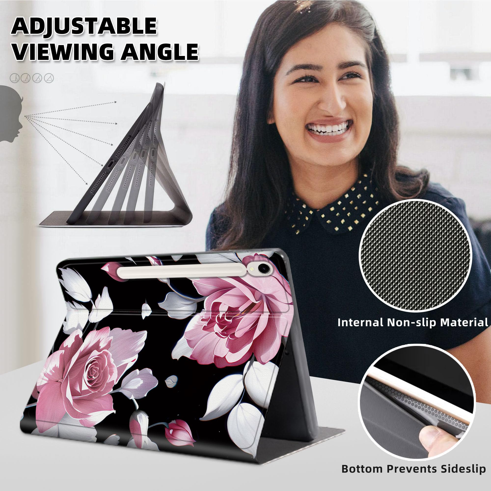 RYUITHDJP for Samsung Galaxy Tab S9 Case 2023 11