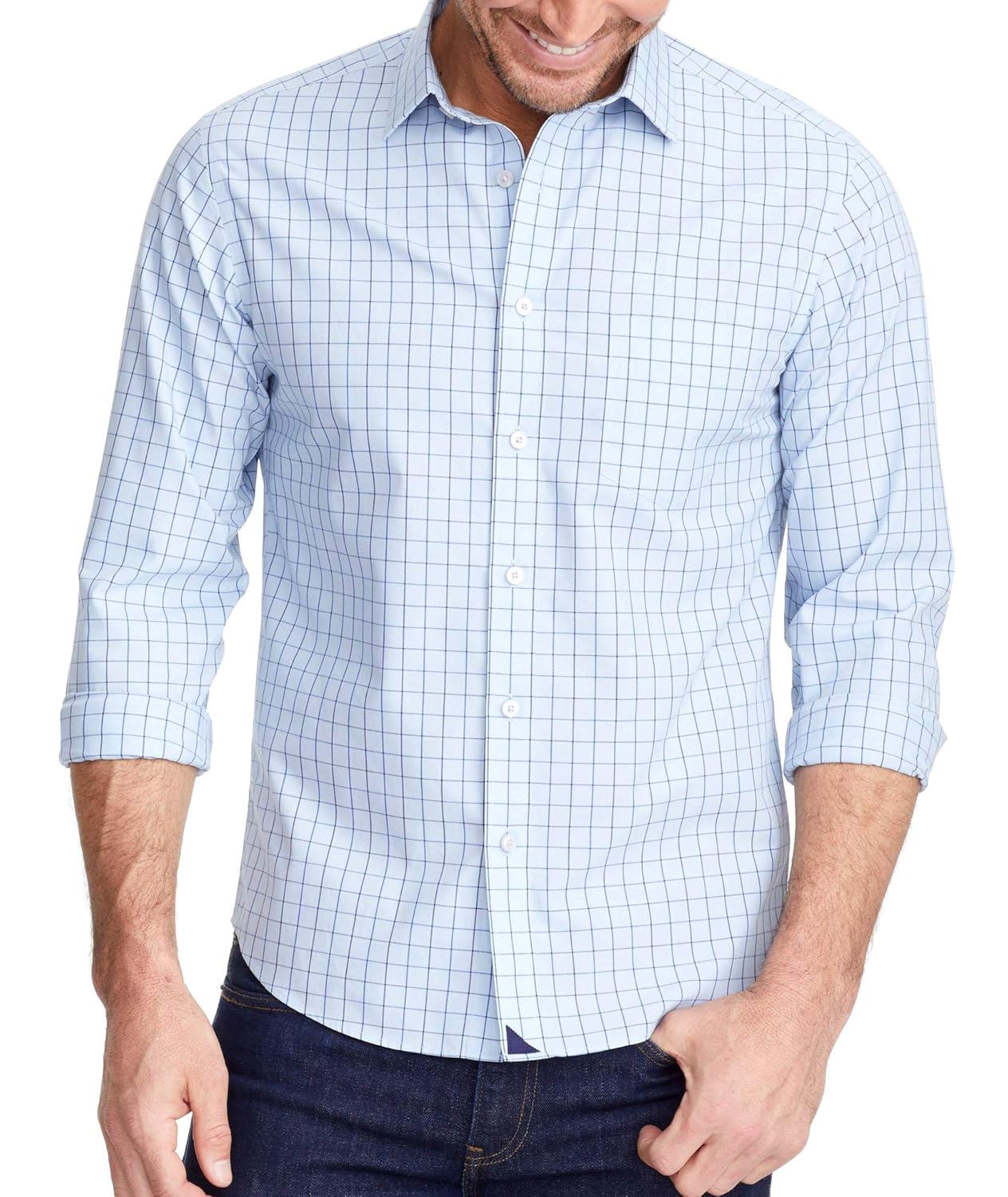 Buy UNTUCKit Stellenbosch Wrinkle Free Untucked Shirt for Men, Long
