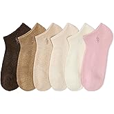POLO RALPH LAUREN Women's Performance Cotton Low Cut Socks (6-Pack)