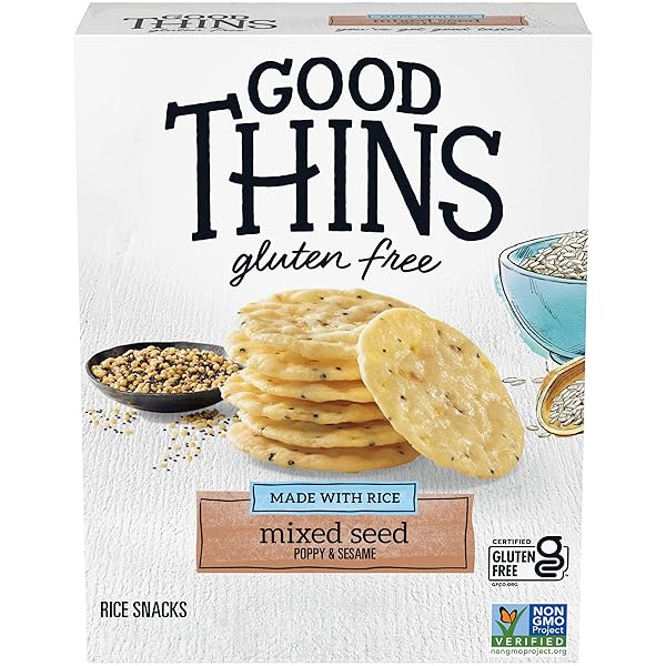 GOOD THINS MIXED SEED RICE SNACKS GLUTEN FREE...