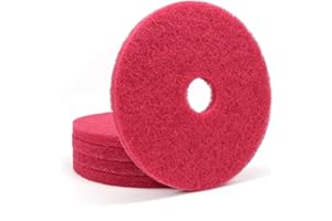 HUAALIUCHE Super Polish Floor Pad, 17" Floor Maintenance Pads, Thicken Floors Cleaner/Stripper Pads 5 Pcs