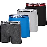 Body Glove Mens Boxer Briefs Multi Packs, Dry Fit Performance Value Underwear, Breathable Active Stretch Athletic Boxers
