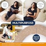 Niimo XXL Pregnancy Pillow & Nursing Pillow 100% Cotton Cover view 4